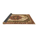 Sideview of Persian Brown Traditional Rug, abs3252brn