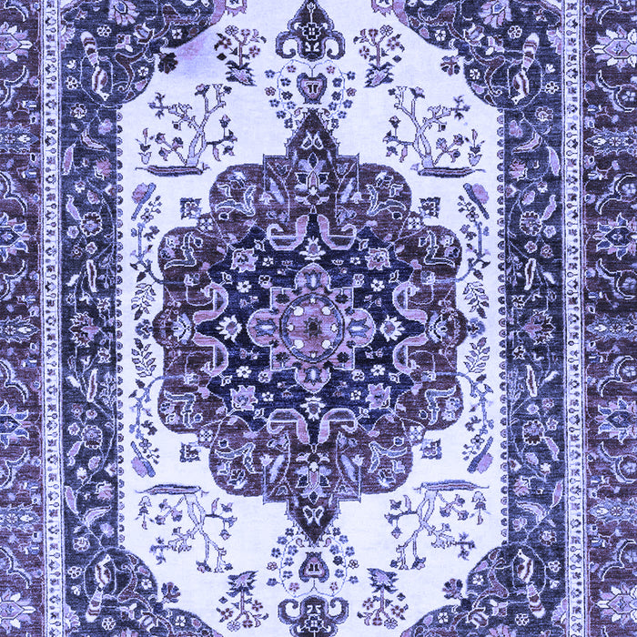 Machine Washable Persian Blue Traditional Rug, wshabs3252blu