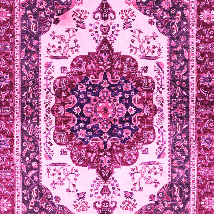 Machine Washable Persian Pink Traditional Rug, wshabs3252pnk