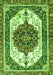 Machine Washable Persian Green Traditional Area Rugs, wshabs3252grn