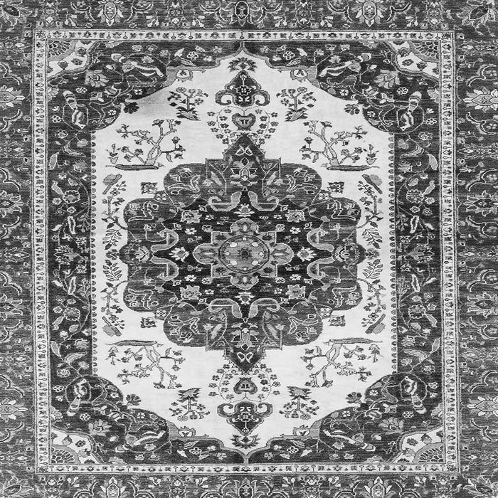 Square Machine Washable Persian Gray Traditional Rug, wshabs3252gry
