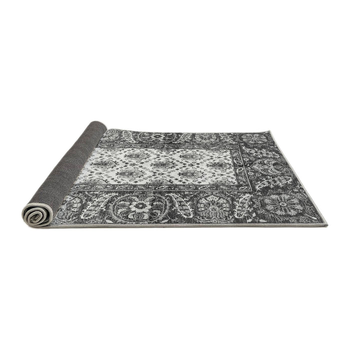 Sideview of Oriental Gray Traditional Rug, abs3253gry
