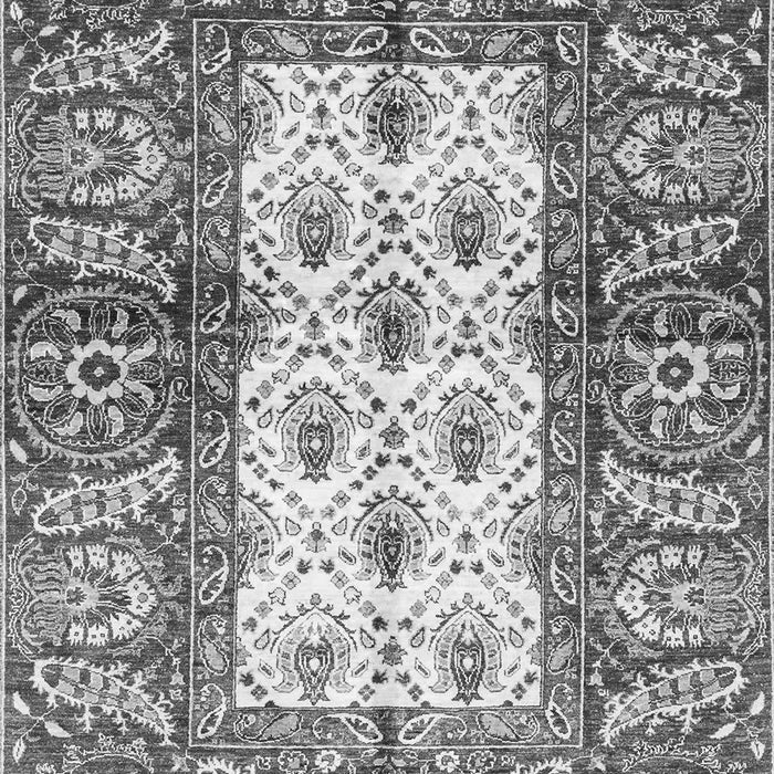 Machine Washable Oriental Gray Traditional Rug, wshabs3253gry