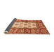 Sideview of Oriental Orange Traditional Rug, abs3253org