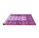 Sideview of Machine Washable Oriental Purple Traditional Area Rugs, wshabs3253pur