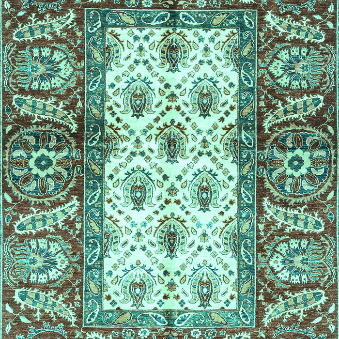 Oriental Turquoise Traditional Rug, abs3253turq