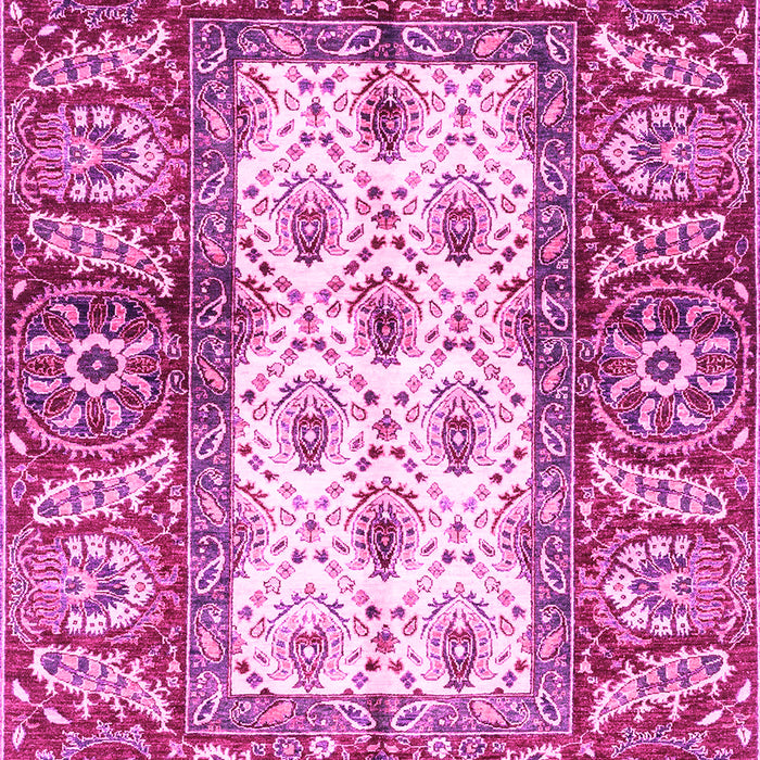 Machine Washable Oriental Pink Traditional Rug, wshabs3253pnk