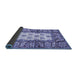 Sideview of Oriental Blue Traditional Rug, abs3253blu