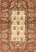 Machine Washable Oriental Brown Traditional Rug, wshabs3253brn