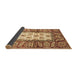 Sideview of Oriental Brown Traditional Rug, abs3253brn