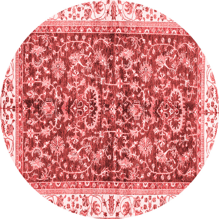 Machine Washable Abstract Red Modern Rug, wshabs3254red