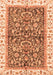 Abstract Orange Modern Rug, abs3254org