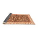 Sideview of Abstract Orange Modern Rug, abs3254org