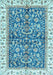 Machine Washable Abstract Light Blue Modern Rug, wshabs3254lblu