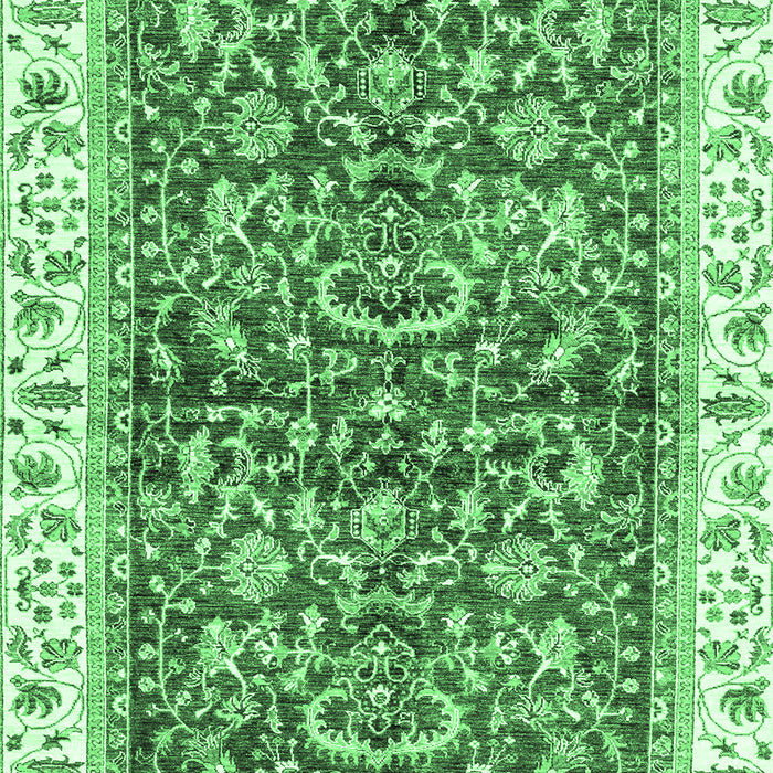Machine Washable Abstract Emerald Green Modern Area Rugs, wshabs3254emgrn