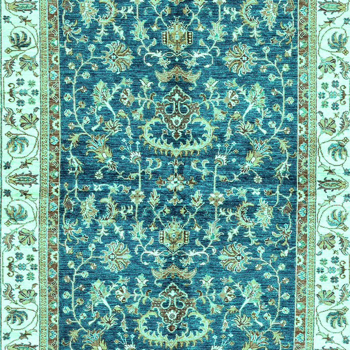 Abstract Turquoise Modern Rug, abs3254turq