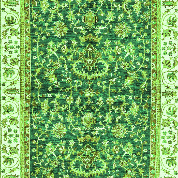 Abstract Green Modern Rug, abs3254grn