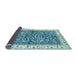 Sideview of Abstract Light Blue Modern Rug, abs3254lblu