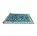 Sideview of Machine Washable Abstract Light Blue Modern Rug, wshabs3254lblu