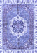 Machine Washable Abstract Blue Modern Rug, wshabs3255blu