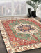 Abstract Chestnut Red Modern Rug in Family Room, abs3255