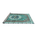 Sideview of Machine Washable Abstract Light Blue Modern Rug, wshabs3255lblu