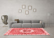 Modern Red Washable Rugs