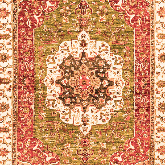 Machine Washable Abstract Orange Modern Area Rugs, wshabs3255org