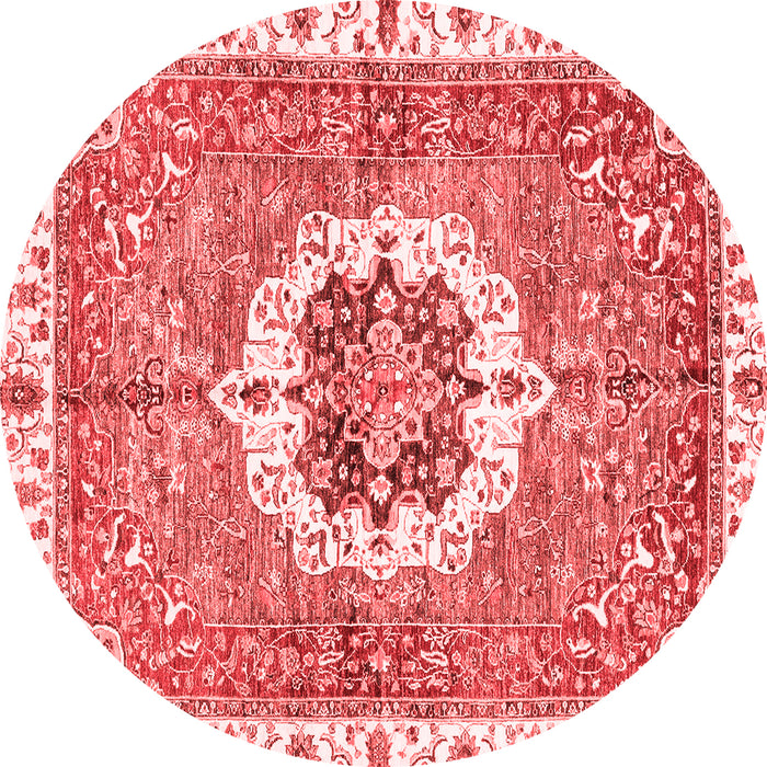 Machine Washable Abstract Red Modern Rug, wshabs3255red
