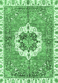 Abstract Emerald Green Modern Rug, abs3255emgrn