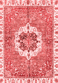 Abstract Red Modern Rug, abs3255red