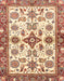 Abstract Brown Gold Oriental Rug, abs3256