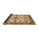 Sideview of Oriental Brown Traditional Rug, abs3256brn