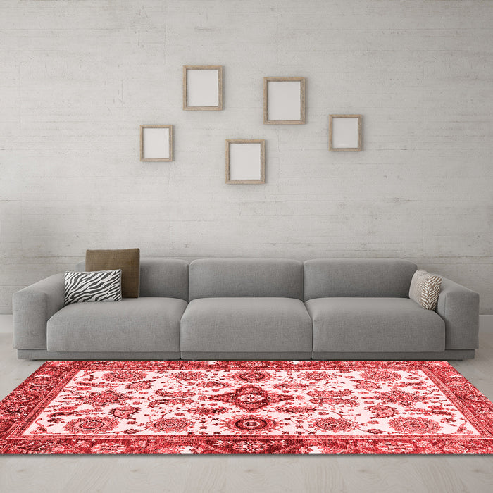 Traditional Red Washable Rugs