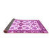 Sideview of Oriental Purple Traditional Rug, abs3256pur