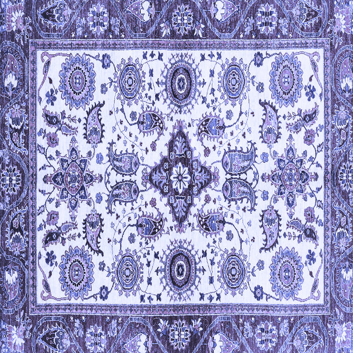 Square Oriental Blue Traditional Rug, abs3256blu