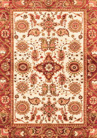 Oriental Orange Traditional Rug, abs3256org