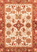 Oriental Orange Traditional Rug, abs3256org