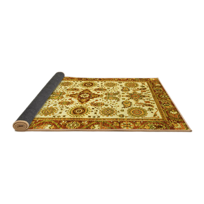 Sideview of Oriental Yellow Traditional Rug, abs3256yw