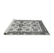 Sideview of Machine Washable Oriental Gray Traditional Rug, wshabs3256gry