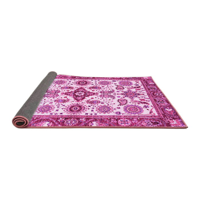 Sideview of Oriental Pink Traditional Rug, abs3256pnk