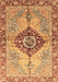 Machine Washable Persian Brown Traditional Rug, wshabs3257brn