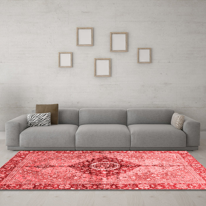 Traditional Red Washable Rugs