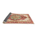 Sideview of Abstract Red Persian Rug, abs3258