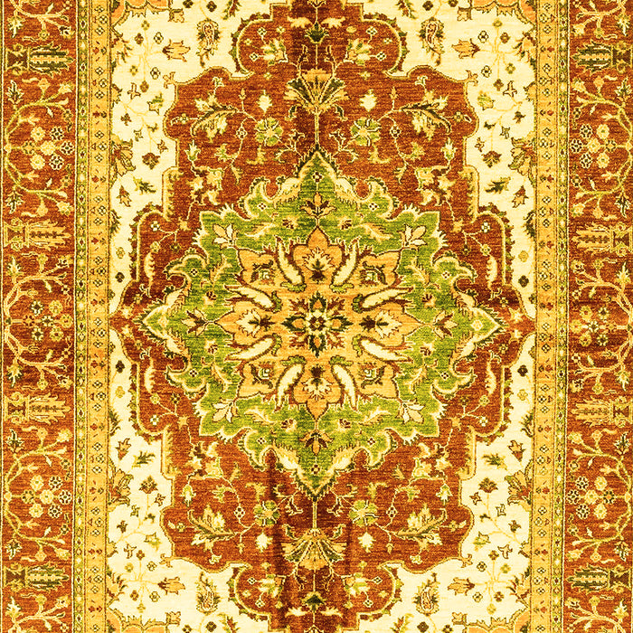 Persian Yellow Traditional Rug, abs3258yw