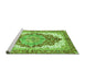 Sideview of Machine Washable Persian Green Traditional Area Rugs, wshabs3258grn