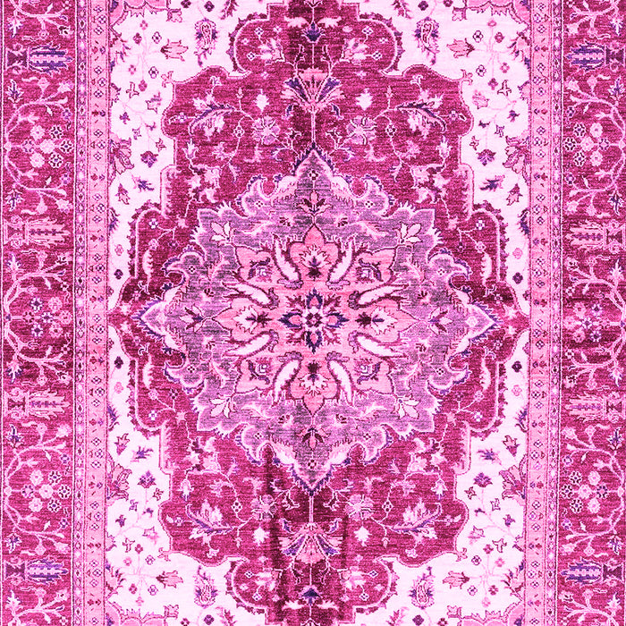 Machine Washable Persian Pink Traditional Rug, wshabs3258pnk