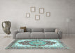 Machine Washable Persian Light Blue Traditional Rug in a Living Room, wshabs3258lblu