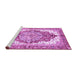 Sideview of Machine Washable Persian Purple Traditional Area Rugs, wshabs3258pur