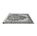 Sideview of Machine Washable Persian Gray Traditional Rug, wshabs3258gry